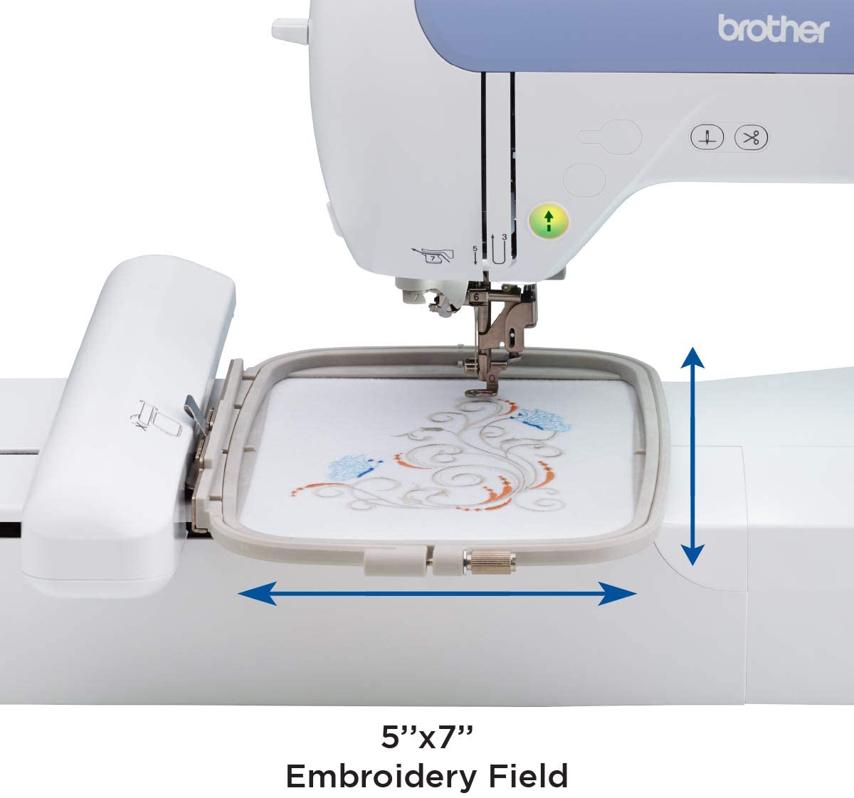 Brother Embroidery Machine, PE550D, 125 Built-in Designs including 45  Disney Designs, 9 Font Styles, 4 x 4 Embroidery Area, Large 3.2 LCD