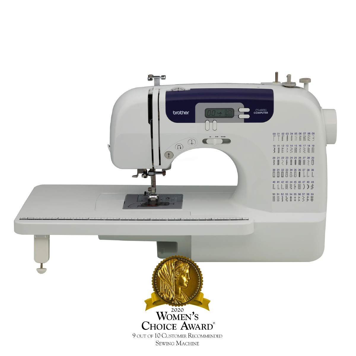 Brother Hc1850 Computerized Sewing and Quilting Machine, 130 Built-In Stitches